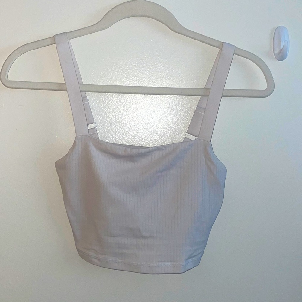 Aerie Offline White Crop Top